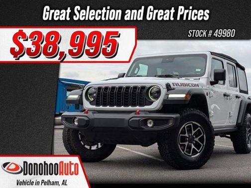 Bright White Clearcoat 2024 Jeep Wrangler Rubicon