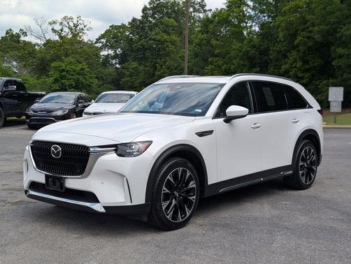 Rhodium White Premium 2024 Mazda CX-90 PHEV Premium