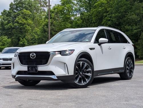 Rhodium White Premium 2024 Mazda CX-90 PHEV Premium