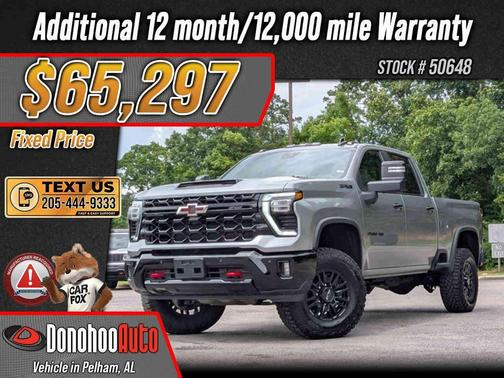 Sterling Gray Metallic 2025 Chevrolet Silverado 2500 4WD Crew Cab Standard Bed ZR2