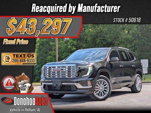 Ebony Twilight Metallic 2024 GMC Acadia Denali