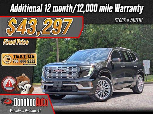 Ebony Twilight Metallic 2024 GMC Acadia Denali