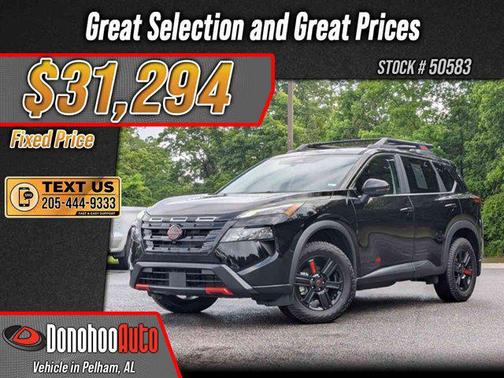 Super Black 2025 Nissan Rogue Rock Creek