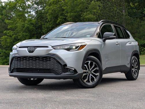 Sonic Silver/Jet Black 2024 Toyota Corolla Hybrid SE