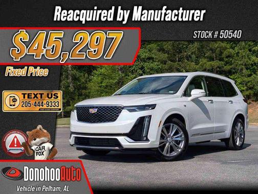 Crystal White Tricoat 2025 Cadillac XT6 Premium Luxury FWD