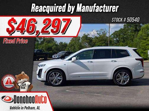 Crystal White Tricoat 2025 Cadillac XT6 Premium Luxury FWD