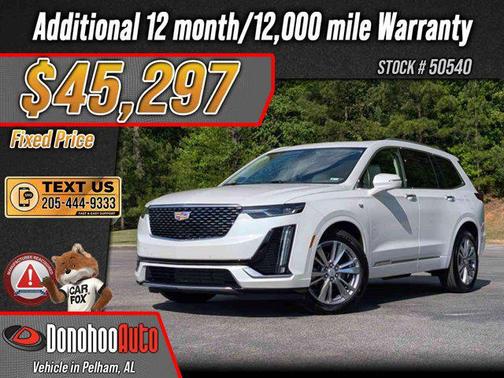 Crystal White Tricoat 2025 Cadillac XT6 Premium Luxury FWD