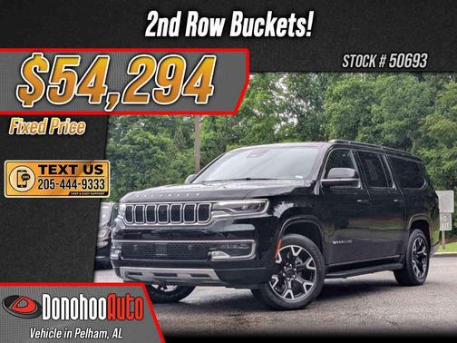 Diamond Black Crystal Pearlcoat 2025 Jeep Wagoneer L Series III 4x4