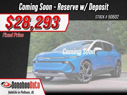 Riptide Blue Metallic 2024 Chevrolet Equinox EV 3LT