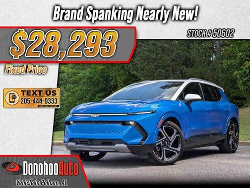Riptide Blue Metallic 2024 Chevrolet Equinox EV 3LT