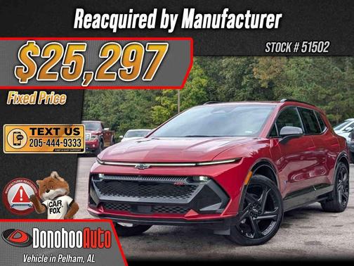 Radiant Red Tintcoat 2025 Chevrolet Equinox EV RS