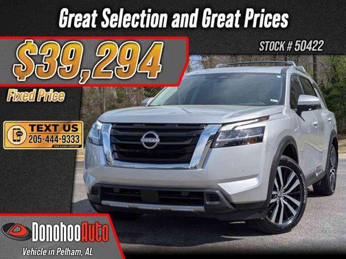 Brilliant Silver Metallic 2024 Nissan Pathfinder Platinum FWD