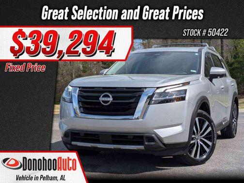 Brilliant Silver Metallic 2024 Nissan Pathfinder Platinum FWD