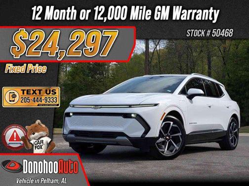 Summit White 2024 Chevrolet Equinox EV 2LT