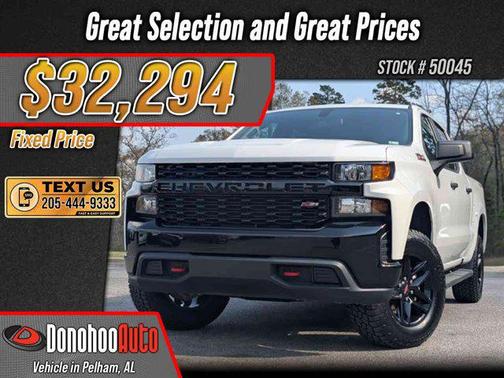 Summit White 2019 Chevrolet Silverado 1500 Custom Trail Boss