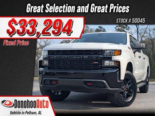 Summit White 2019 Chevrolet Silverado 1500 Custom Trail Boss