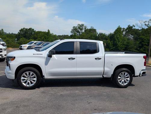 Summit White 2023 Chevrolet Silverado 1500 Custom