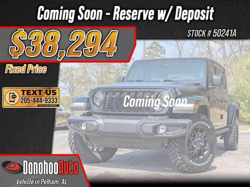 Black Clearcoat 2025 Jeep Gladiator Willys