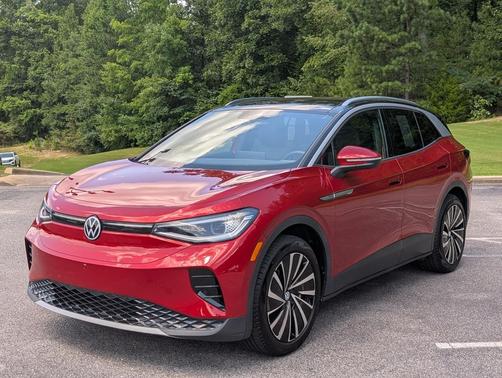 Aurora Red Metallic w/Black Roof 2023 Volkswagen ID.4 Pro S Plus