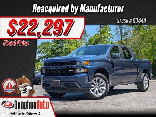 Northsky Blue Metallic 2021 Chevrolet Silverado 1500 Custom