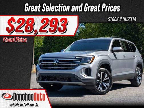 Silver Mist Metallic 2024 Volkswagen Atlas 2.0T SE