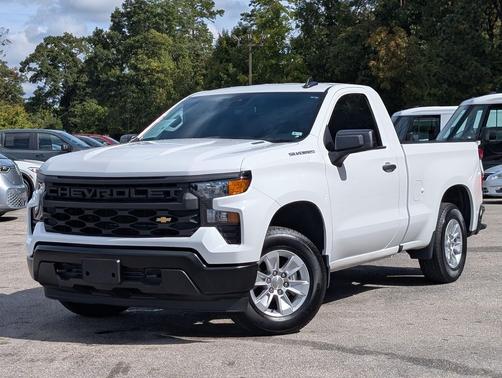 Summit White 2025 Chevrolet Silverado 1500 WT