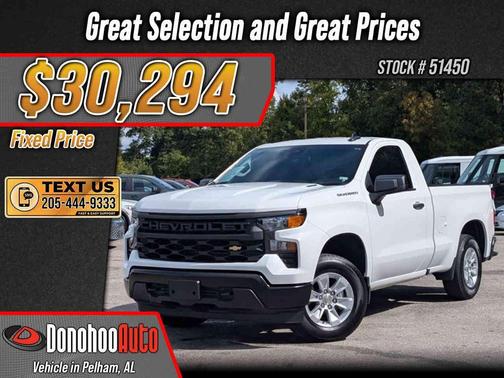 Summit White 2025 Chevrolet Silverado 1500 WT