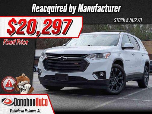 Summit White 2019 Chevrolet Traverse RS