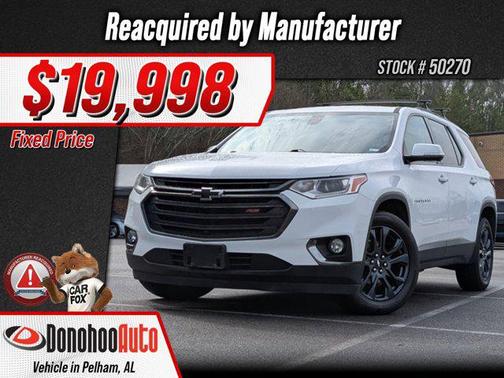 Summit White 2019 Chevrolet Traverse RS