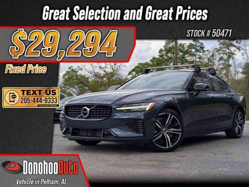 Denim Blue Metallic 2022 Volvo S60 Recharge Plug-In Hybrid T8 R-Design