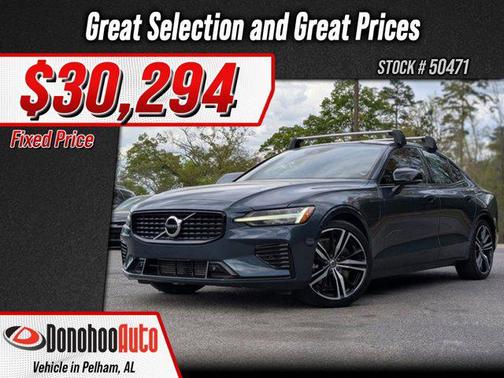 Denim Blue Metallic 2022 Volvo S60 Recharge Plug-In Hybrid T8 R-Design