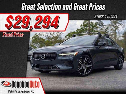 Denim Blue Metallic 2022 Volvo S60 Recharge Plug-In Hybrid T8 R-Design
