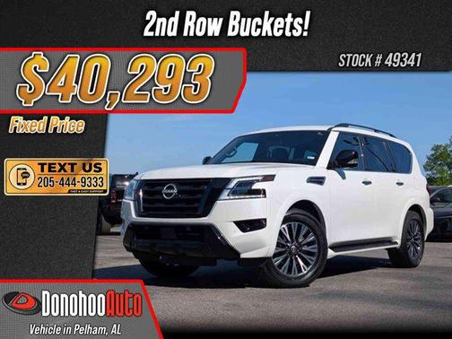 Aspen White Tricoat 2023 Nissan Armada SL 2WD
