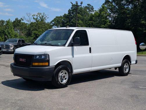 Summit White 2022 GMC Savana 3500 RWD 3500 Extended Wheelbase Work Van