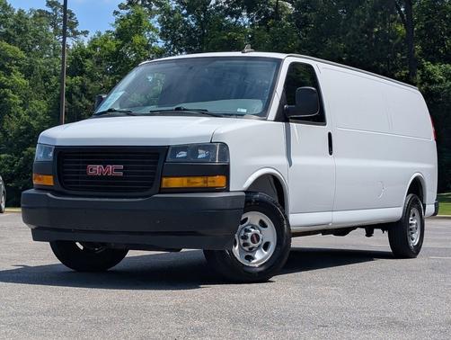 Summit White 2022 GMC Savana 3500 RWD 3500 Extended Wheelbase Work Van
