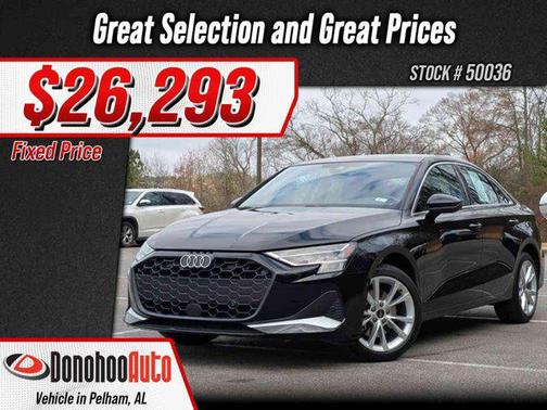Brilliant Black 2025 Audi A3 Premium