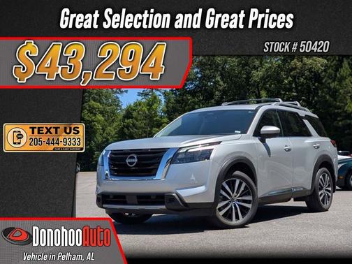 Brilliant Silver Metallic 2025 Nissan Pathfinder Platinum FWD