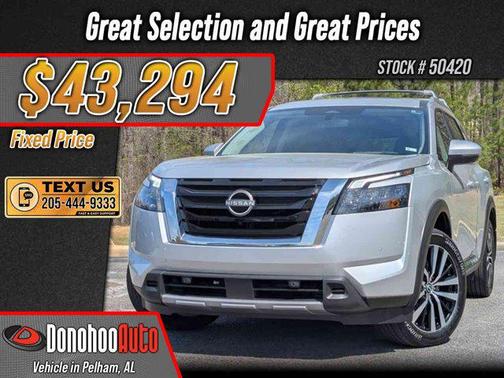Brilliant Silver Metallic 2025 Nissan Pathfinder Platinum FWD