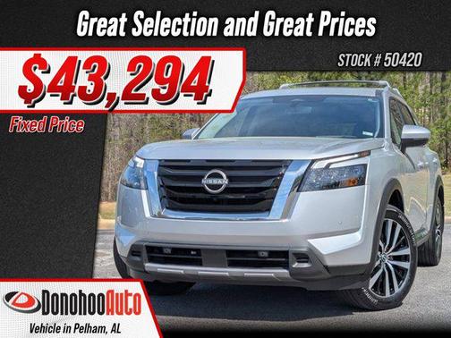 Brilliant Silver Metallic 2025 Nissan Pathfinder Platinum FWD