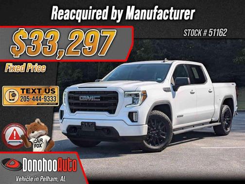 Summit White 2021 GMC Sierra 1500 Elevation