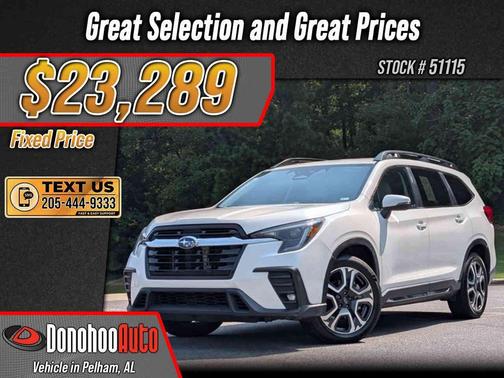 Crystal White Pearl 2023 Subaru Ascent Limited 7-Passenger