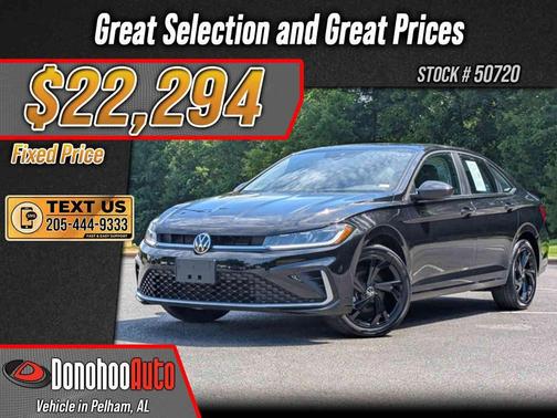 Deep Black Pearl 2025 Volkswagen Jetta 1.5T SE
