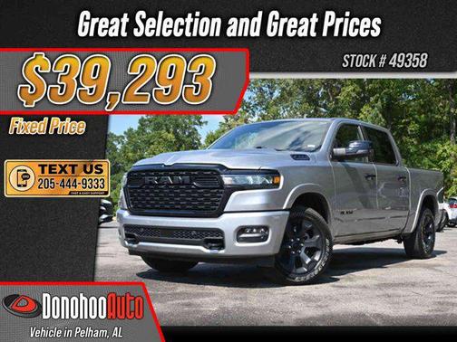 Billet Silver Metallic Clearcoat 2025 RAM 1500 Big Horn/Lone Star