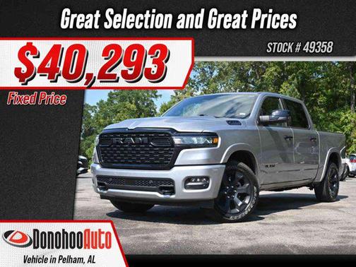 Billet Silver Metallic Clearcoat 2025 RAM 1500 Big Horn/Lone Star