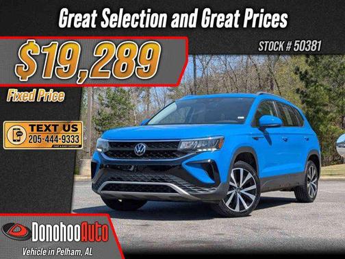 Cornflower Blue 2023 Volkswagen Taos 1.5T SE