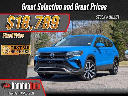 Cornflower Blue 2023 Volkswagen Taos 1.5T SE