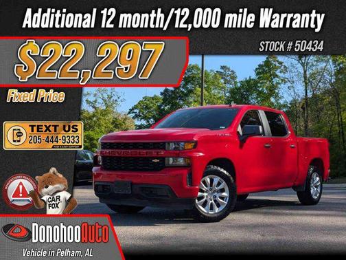 Red Hot 2021 Chevrolet Silverado 1500 Custom