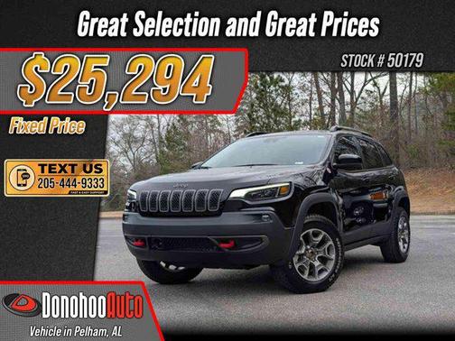Diamond Black Crystal Pearlcoat 2022 Jeep Cherokee Trailhawk