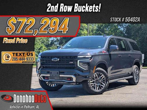 Dark Ash Metallic 2026 Chevrolet Suburban Z71, 4WD