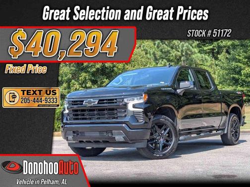 Black 2026 Chevrolet Silverado 1500 RST